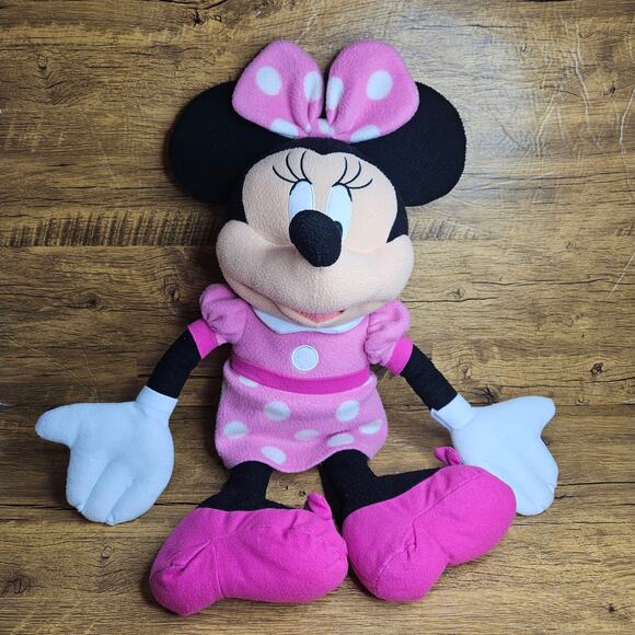 Disney Minnie Mouse 24" Large Jumbo Just Play PLUSH Stuffed Animal Pink Toys - Picture 1 of 8